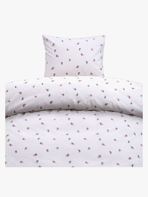 Borganäs Bäddset Spjälsäng Jordgubbsdröm 100x130