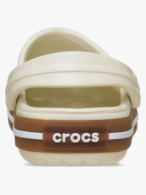 Crocs Crocband Gum Kids Tofflor, Summit White