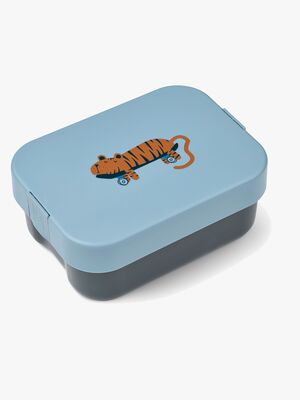 LIEWOOD Kamil  Mönstrad Matlåda, Tiger/Beach blue
