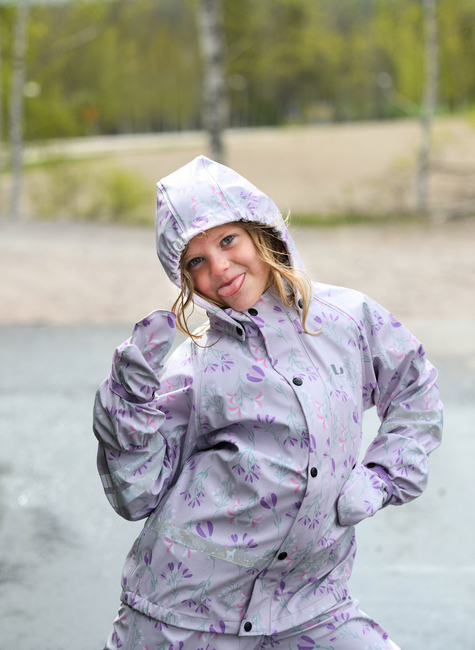 Lindberg Vattholma Regnställ, Lavender/Pink