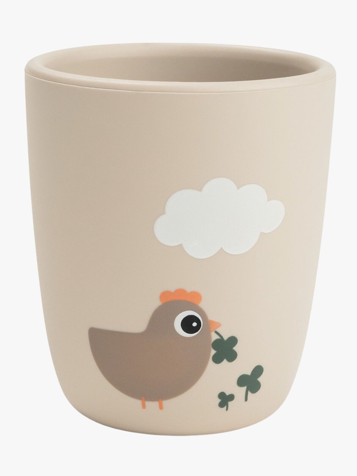 Done By Deer Tiny Farm Silikon Mugg, Sand