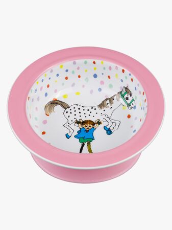 Pippi Långstrump Födelsedag Tallrik med Sugpropp, Rosa
