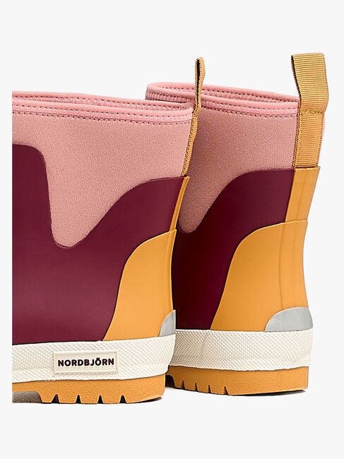 Nordbjörn Viskan Fodrade Gummistövlar, Rosa/Röd