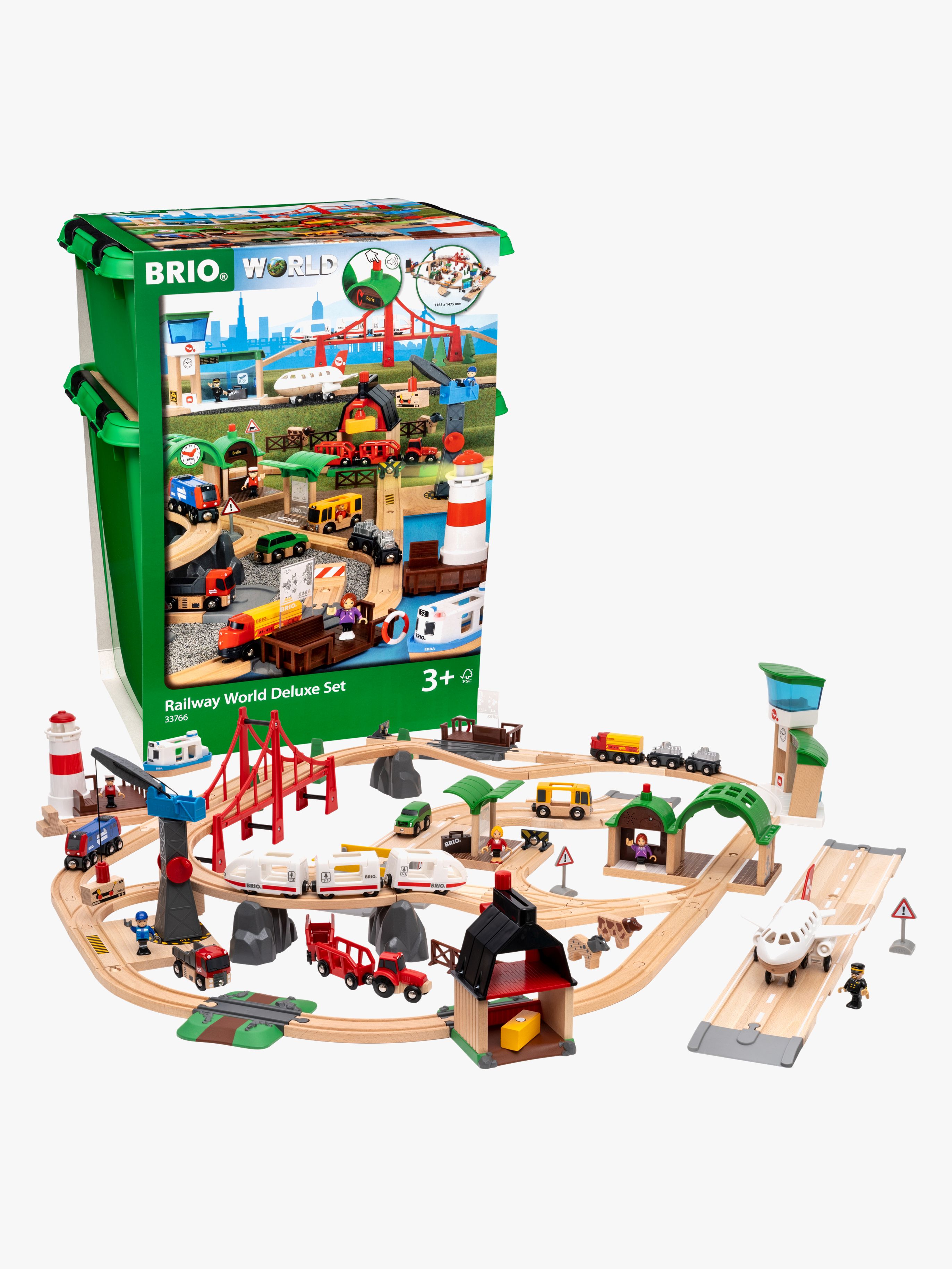 BRIO 33766 Järnväg Världen Deluxe