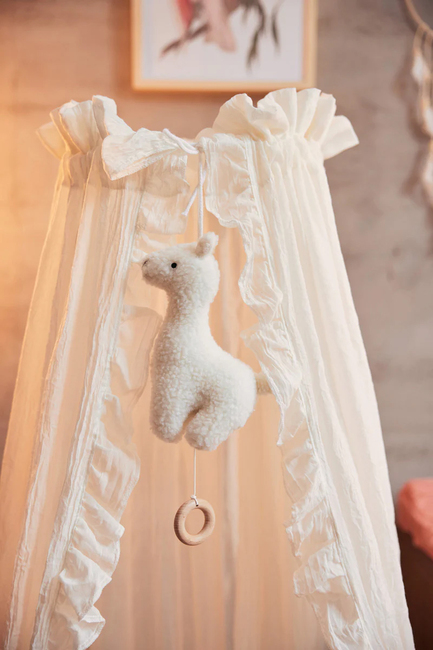 Jollein Sänghimmel Vintage, Ruffle Ivory