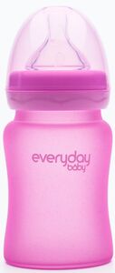 Everyday Baby Nappflaska Glas med Värmeindikator 150ml, Cerise Pink