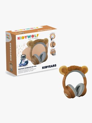 Kidywolf KIDYEARS Hörlurar Bluetooth med Magnetöron, Lejon