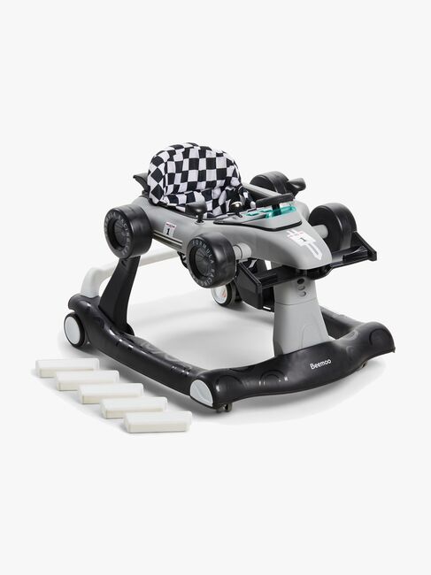 Beemoo PLAY Bil Lära-gå-stol, Cool Grey