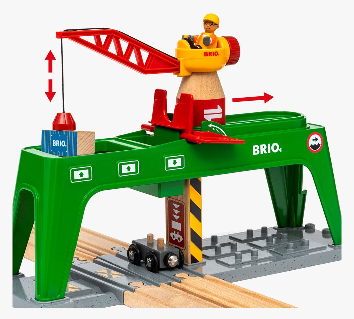 Köp Brio BRIO 33996 Container Kran Tillbehör till tågbana