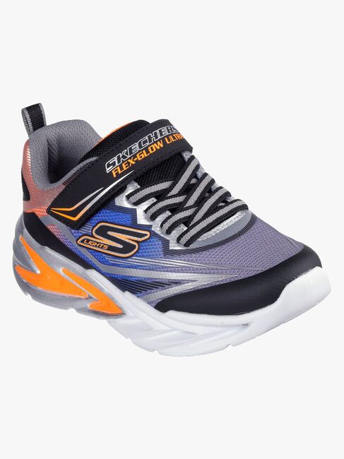 Skechers FLEX-GLOW ULTRA  Blinkande Sneakers, Svart