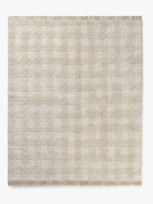 LorenaCanals Tvättbar Vichy Matta 90x120 cm, Ivory