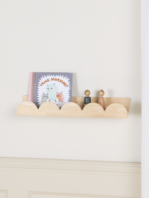 Alice & Fox Dune Vägghylla, Natural Wood