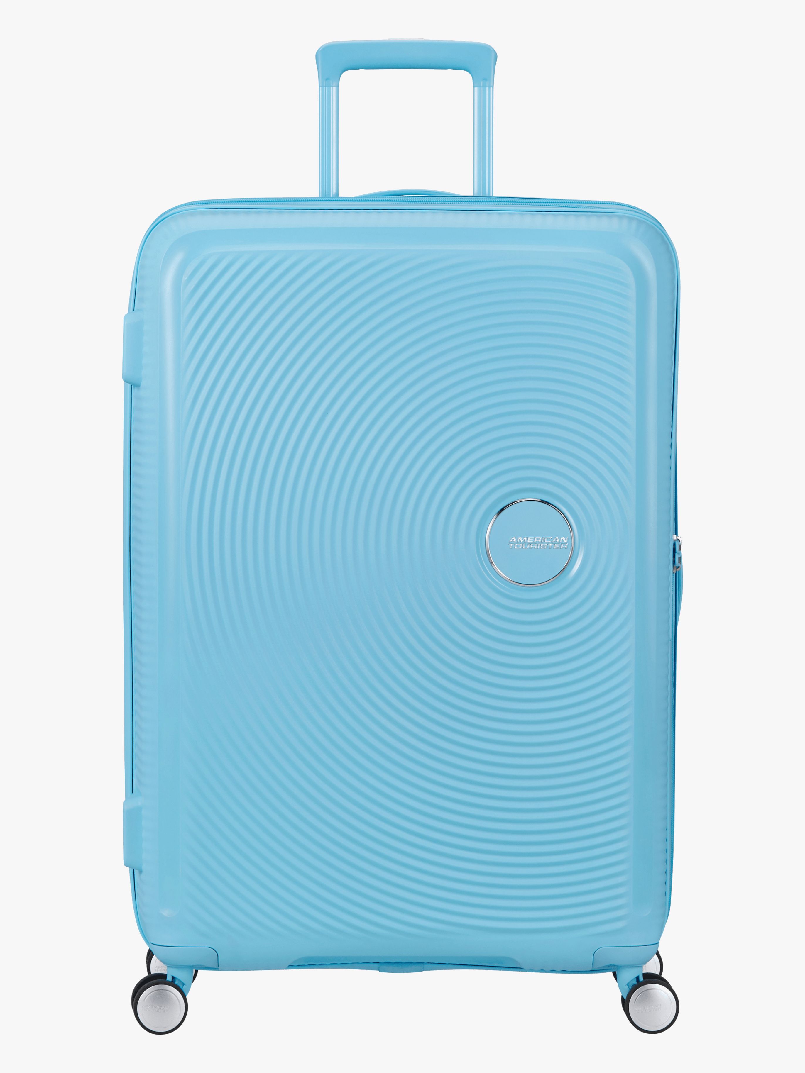 American Tourister Soundbox Spinner Resväska 97-110L, Blueberry Fizz