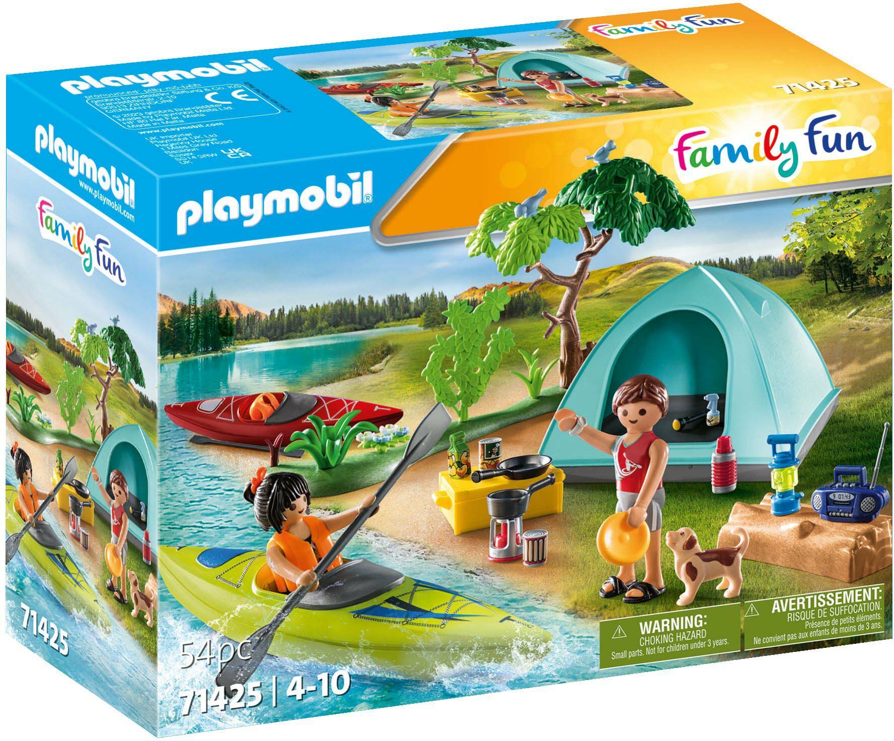 Playmobil 71425 Family Fun Lägerplats med Lägereld