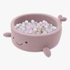 MeowBaby Boucle Whale Bollhav, Raspberry Glaze Pink