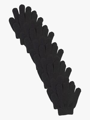 Lindberg Åsbro Magic Fingervantar 5-pack, Svart
