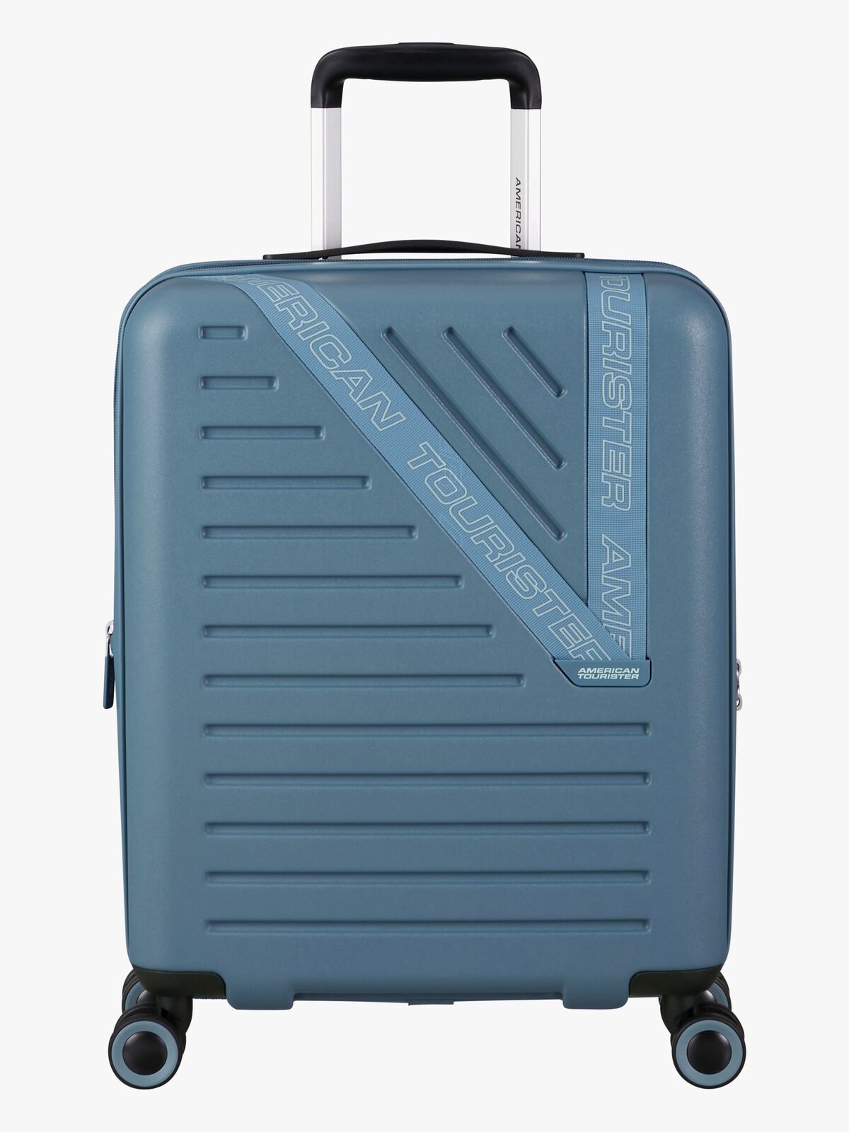 American Tourister Dynabelt Spinner Resväska 36L, Rainstorm Blue