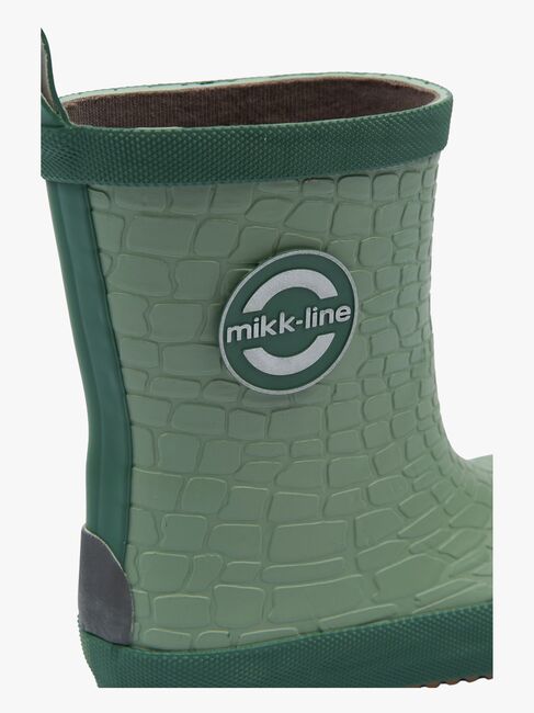 Mikk-Line Barefoot Dragon Gummistövlar, Green Milieu