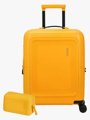 American Tourister Dashpop Resväska 41-47L & Necessär POP, Golden Yellow