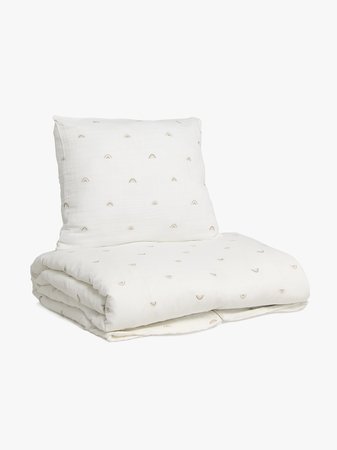 Alice & Fox AVIVA Bäddset Juniorsäng 150x210, Vit