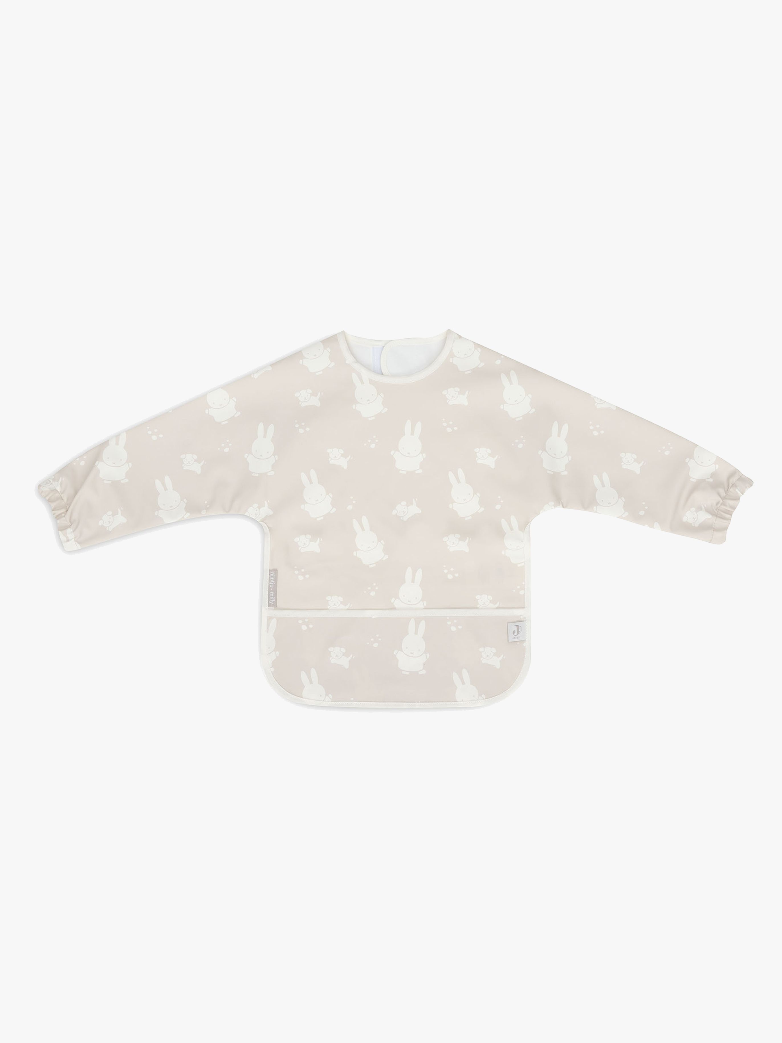 Jollein Miffy& Snuffy Långärmad Haklapp, Nougat