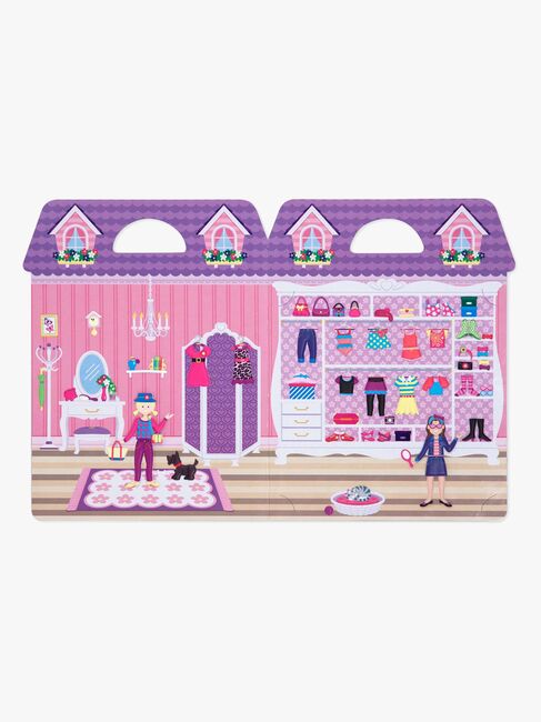Melissa & Doug Återanvändningsbart Klistermärkeset Dress-Up