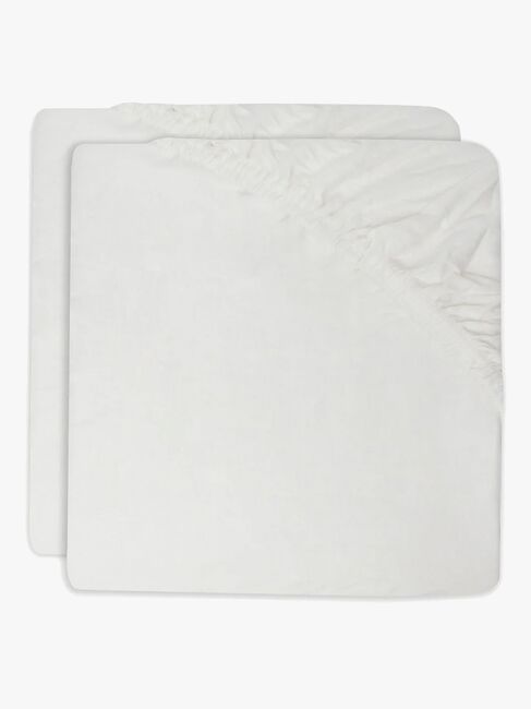 Jollein Dra-på-lakan 2-Pack 40x80, Ivory