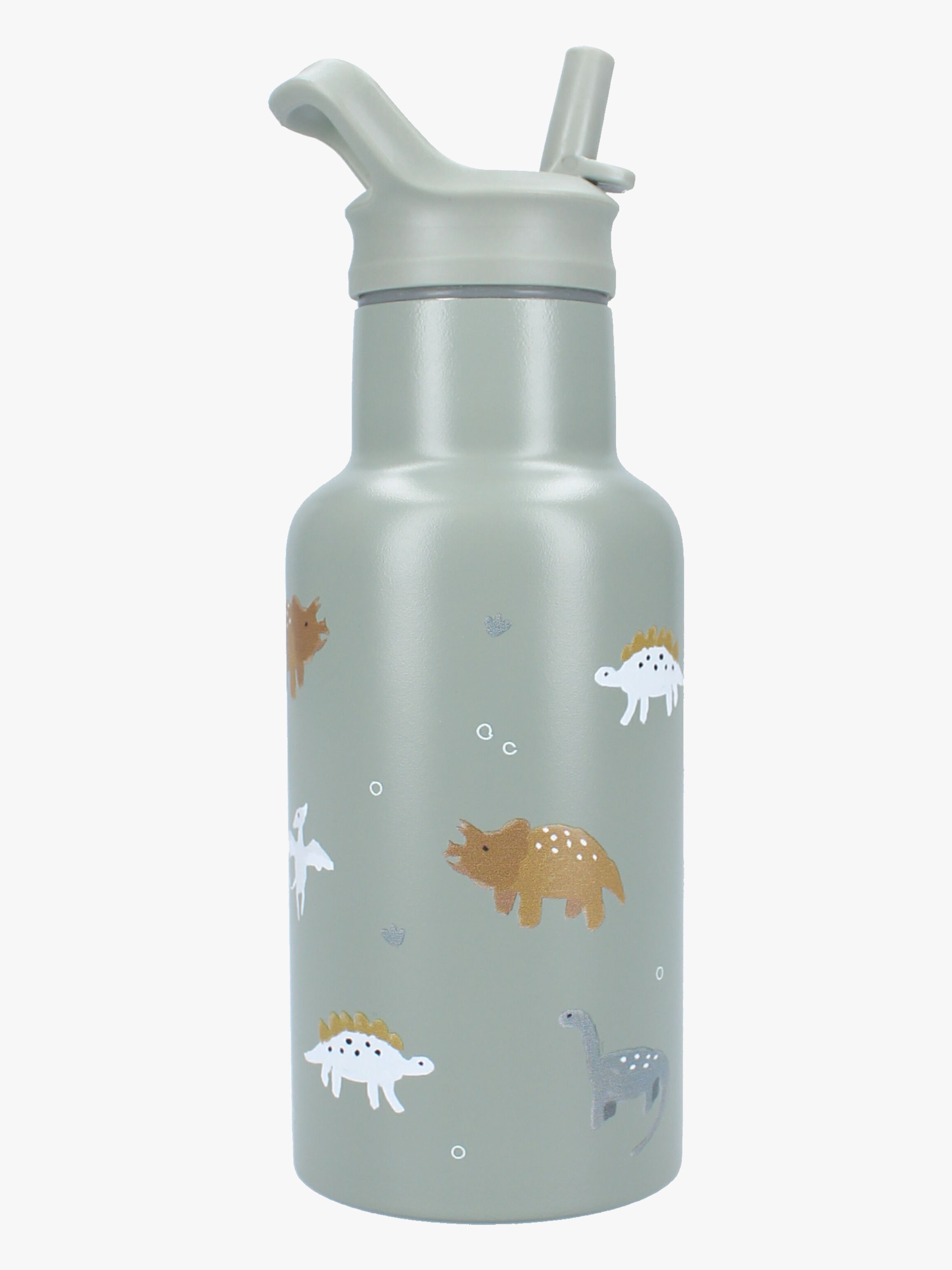 Kidzroom Stainless Steel Vattenflaska 350 ml Small Talk, Beige