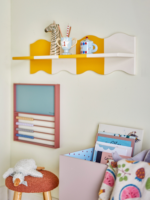 Bloomingville Bubbi Vägghylla, Gul
