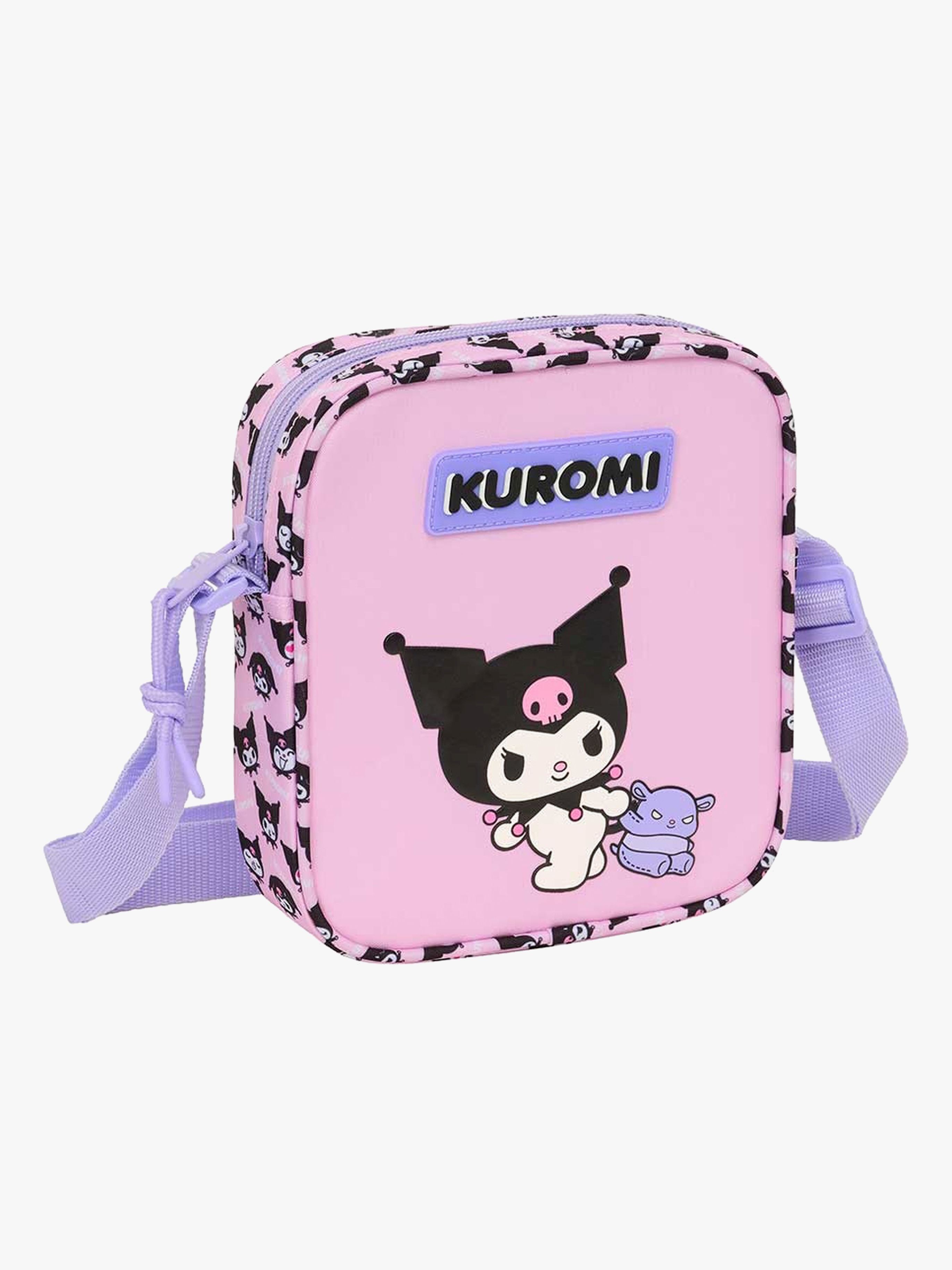 Hello Kitty Kuromi Axelremsväska, Lila/Rosa