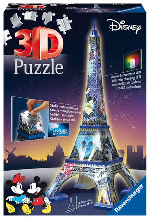 Ravensburger 3D Pussel Eiffel Tower at night 216 Bitar