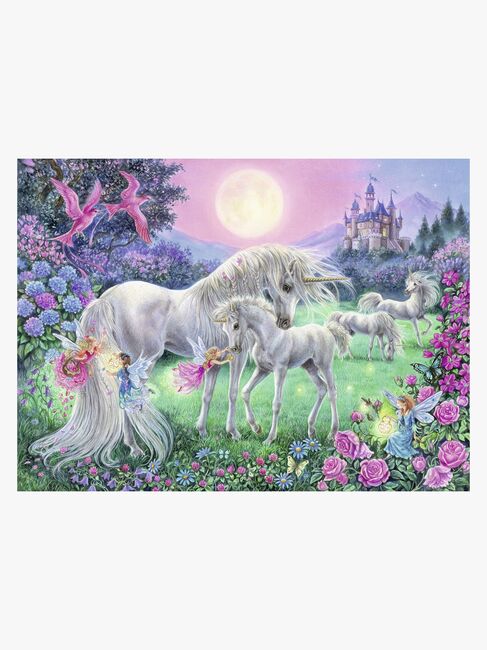 Ravensburger Pussel Enhörningar I Månskenet 100 Bitar