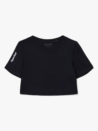 Hyperfied Crop Logo Top, Anthracite