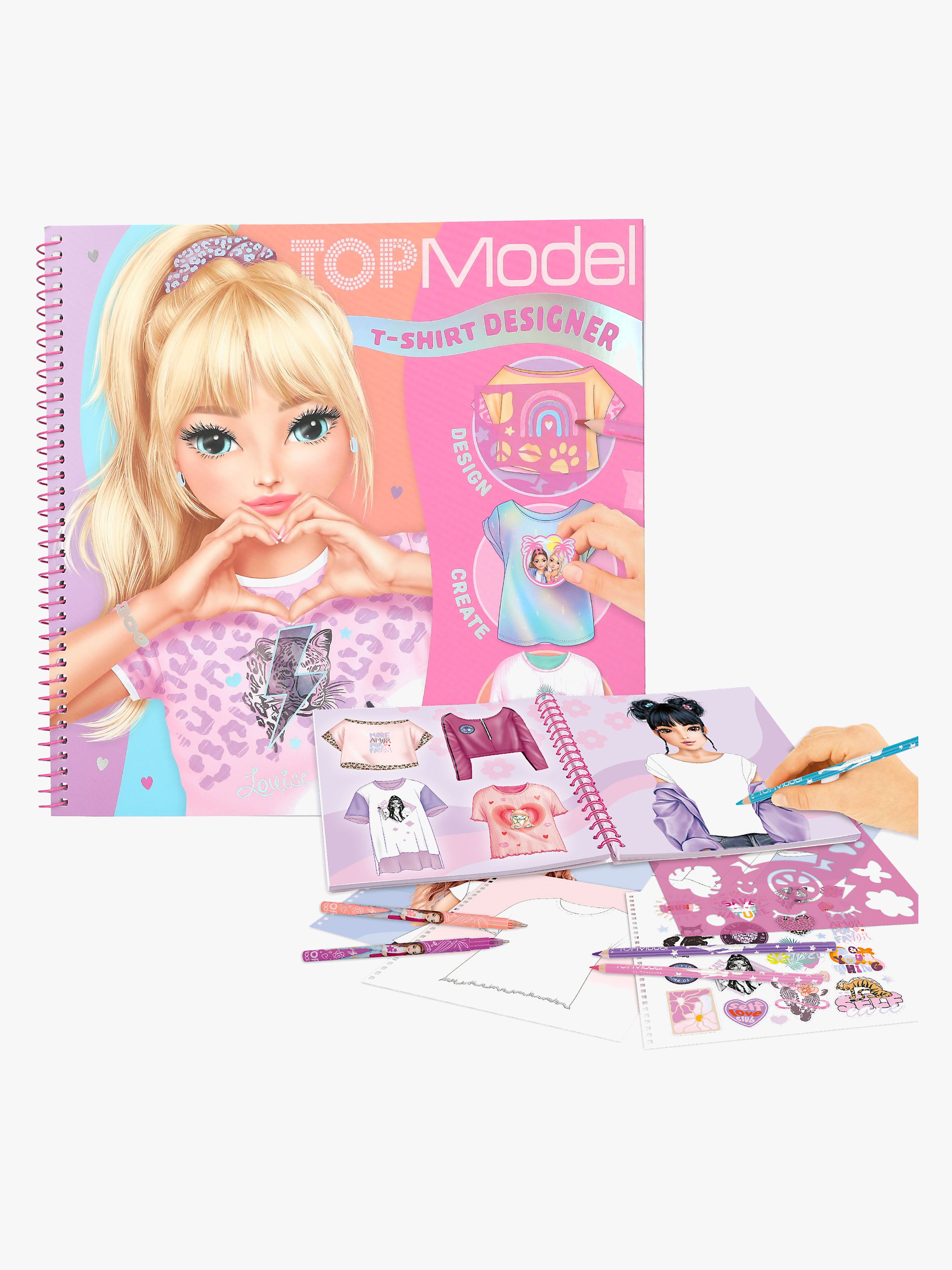 TOPModel T-shirt Designbok DIY-set
