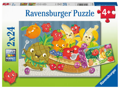Ravensburger Pussel Frukt och Grönsaker 2x24 Bitar