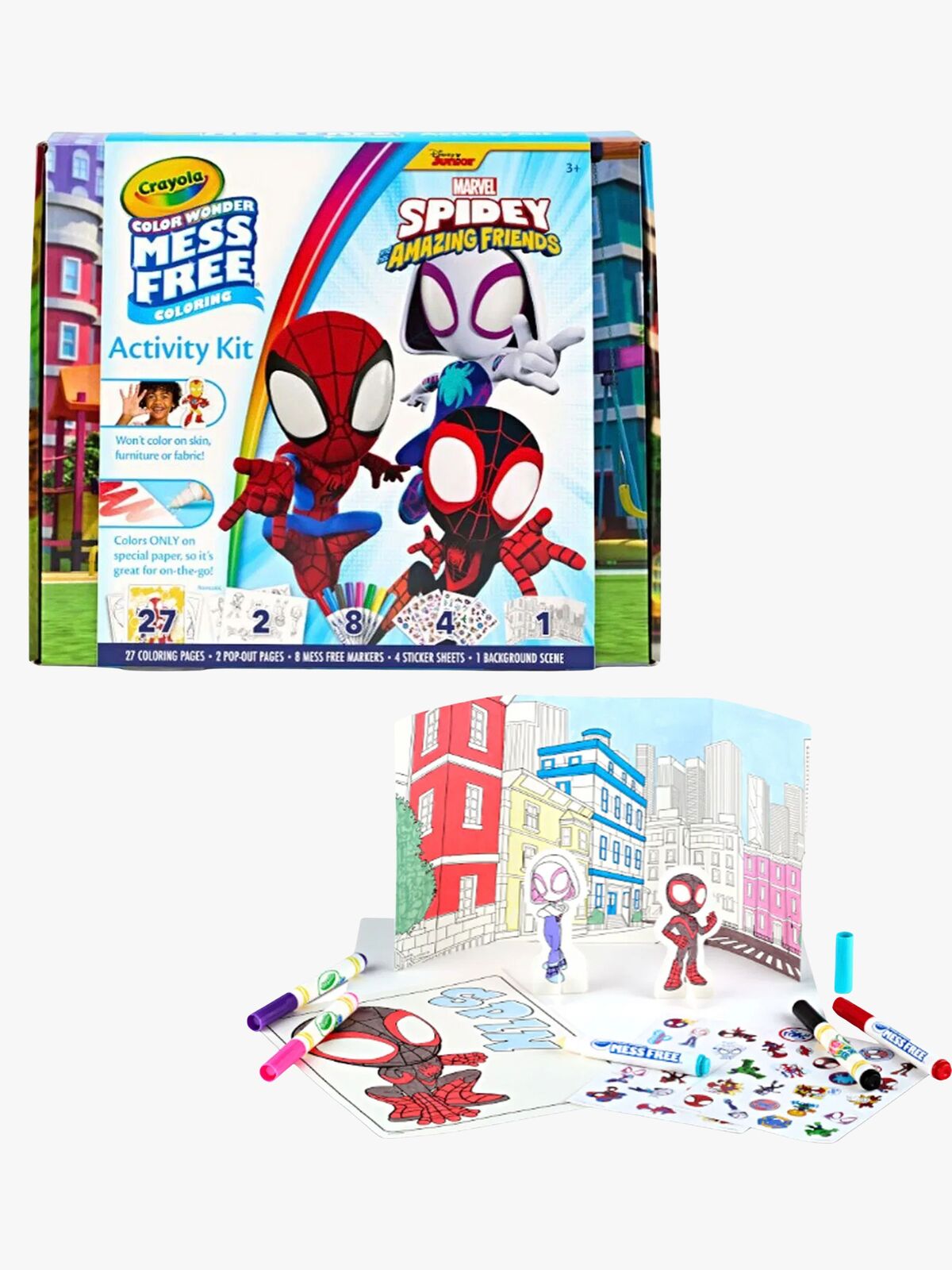 Marvel Spidey And His Amazing Friends Color Wonder Aktivitetsset