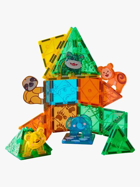Playbox  Magnetiska Brickor Safari 38 Delar