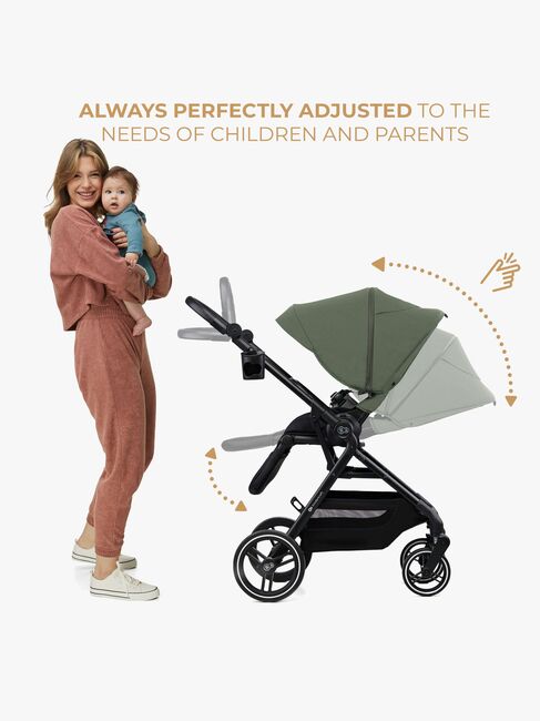 Kinderkraft YOXI 2-in-1 Duovagn, Mystic Green