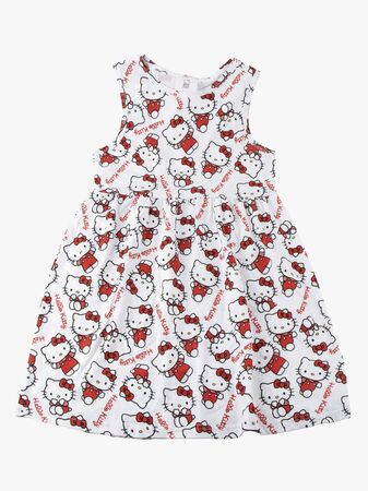 Hello Kitty Klänning, Vit