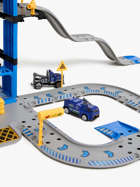 Alex's Garage Parkeringsgarage & Polisstation 81 Delar