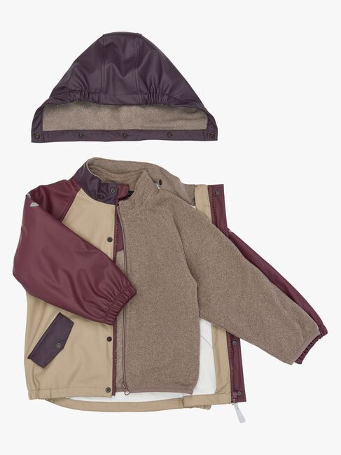 Mikk-Line Fodrat Regnställ Med Hängslen, Plum Perfect 33183-PlumPerfect-4548_4c.jpg