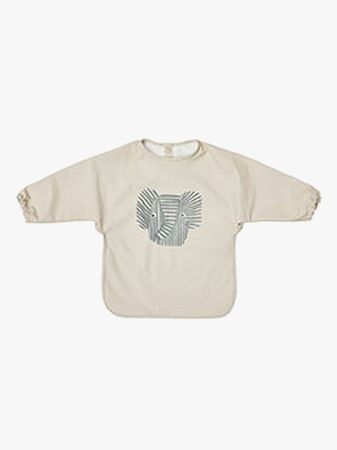 OYOY Erik Elefant  Långärmad Haklapp, Beige