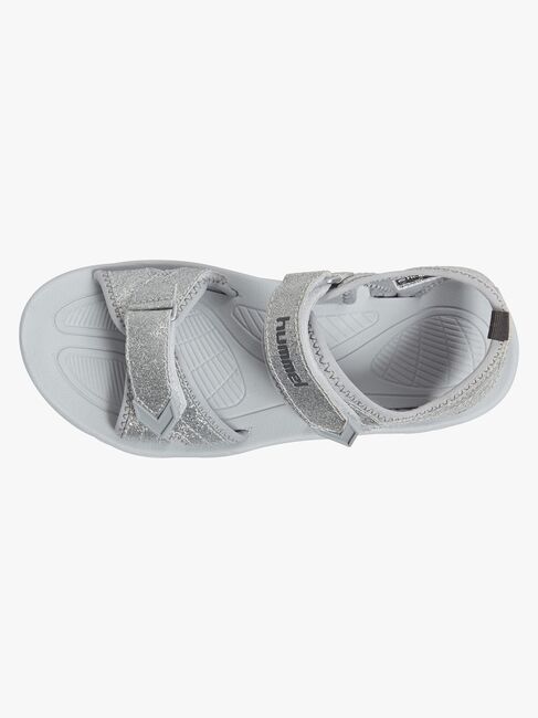 Hummel Glitter Jr Sandaler, Silver