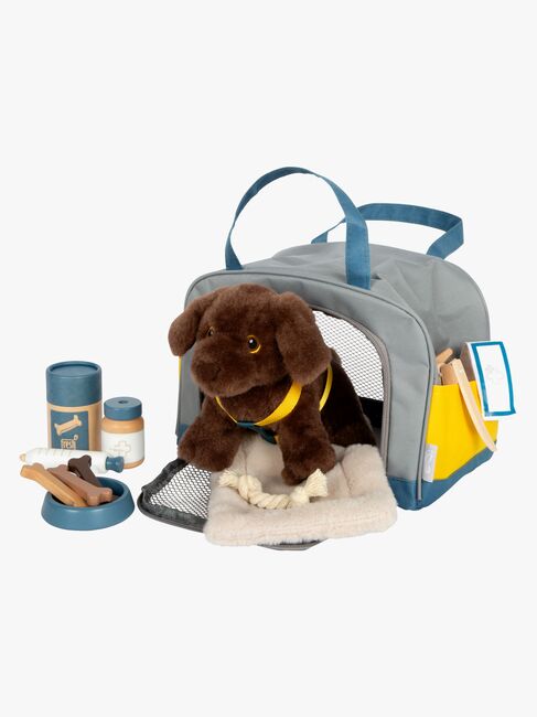 Small Foot Hund med Väska och Skötselset