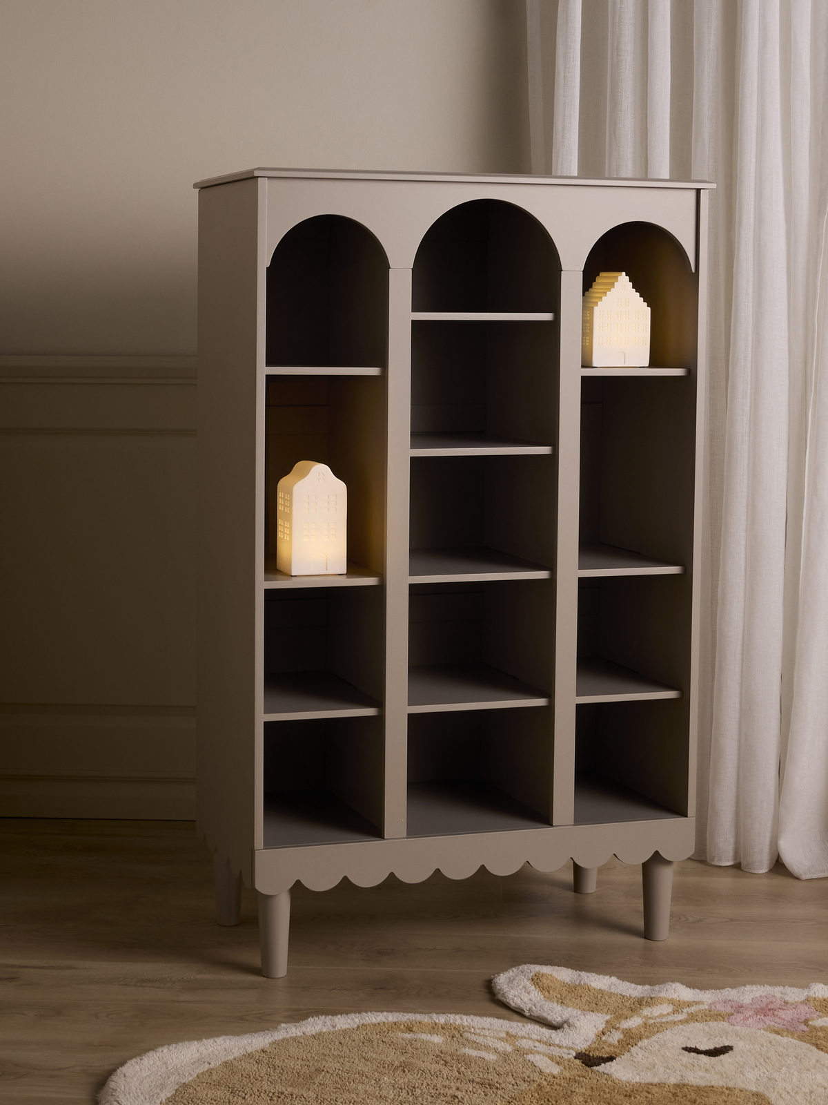 Alice & Fox Dune  Dekorativ Bokhylla, Greige