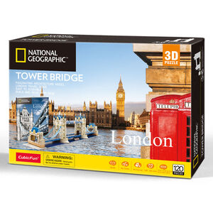 Cubic Fun Tower Bridge 3D Pussel 120 Bitar