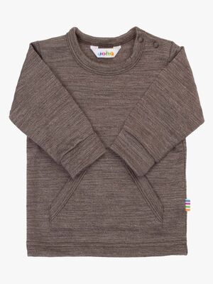 Joha Pullover Merinowolle, Dunkelbraun