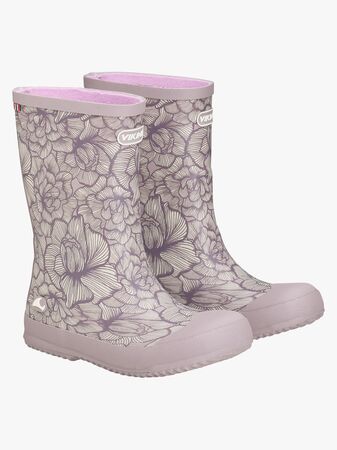 Viking Indie Print Gummistövlar, Dusty Pink/Cream