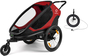 Hamax Outback ONE Cykelvagn inkl. Joggingkit, Red/Black