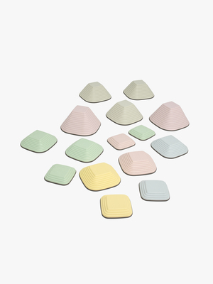 Cloudberry Castle Balansstenar 15-pack, Pastel